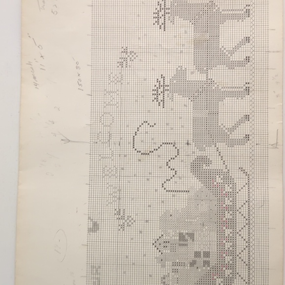 Hand Crafted Santa and Reindeer Cross Stitch - Picture 5 of 6